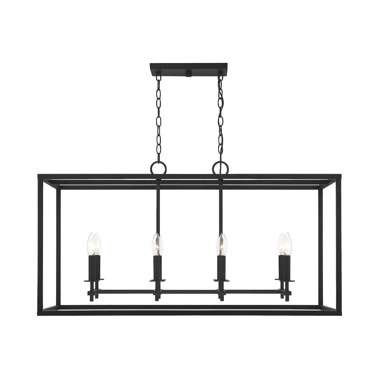 Meridian - 8-Light Outdoor Linear Chandelier - Lights Canada