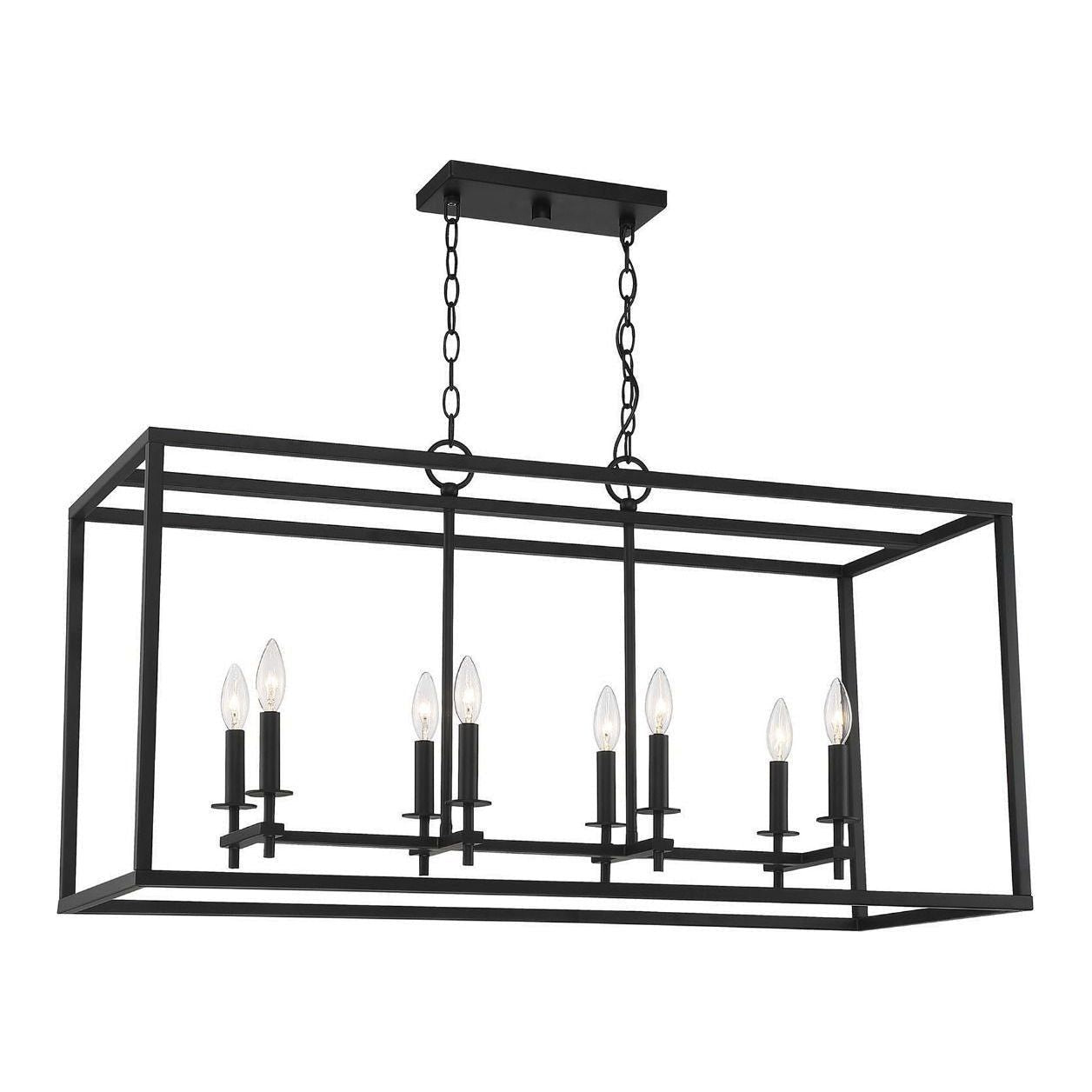 Meridian - 8-Light Outdoor Linear Chandelier - Lights Canada