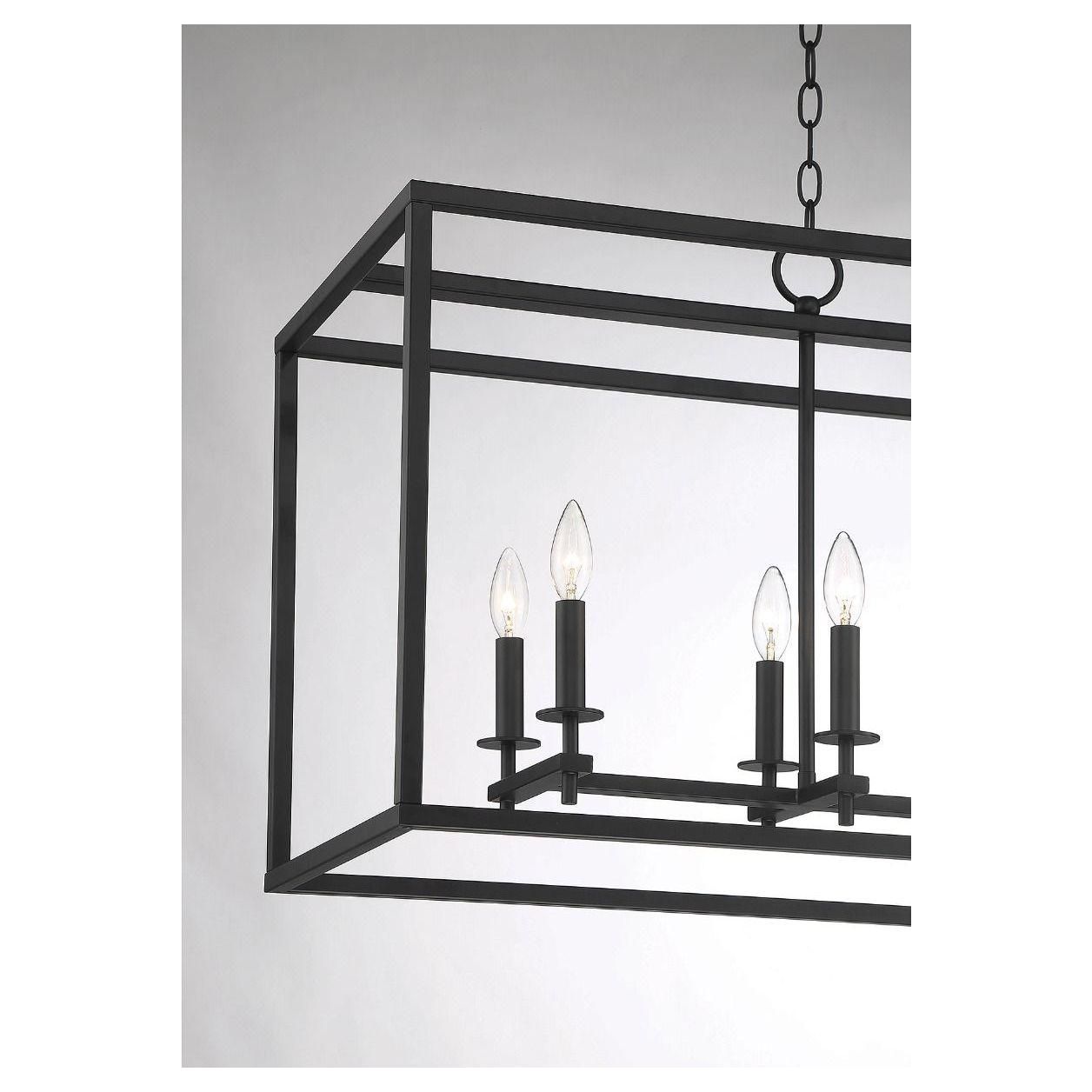 Meridian - 8-Light Outdoor Linear Chandelier - Lights Canada