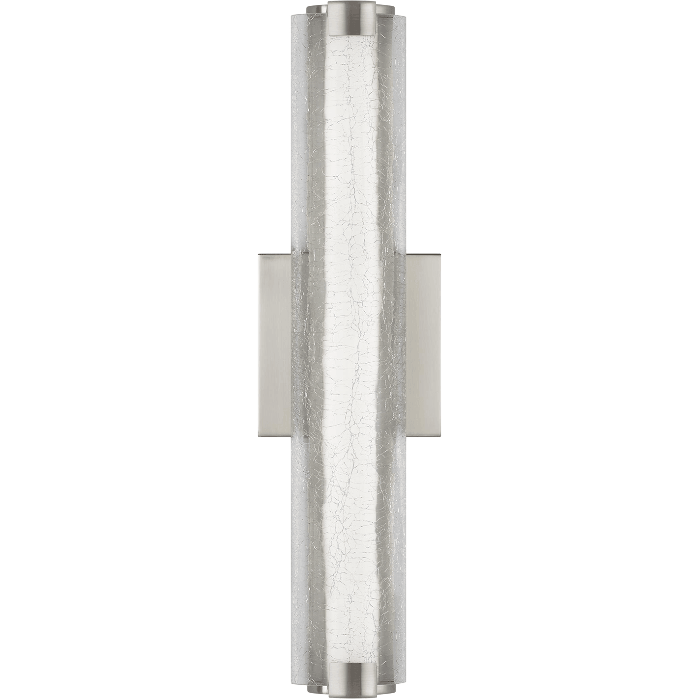 Visual Comfort Studio Collection - Cutler 18" Crackle Glass LED Sconce - Lights Canada