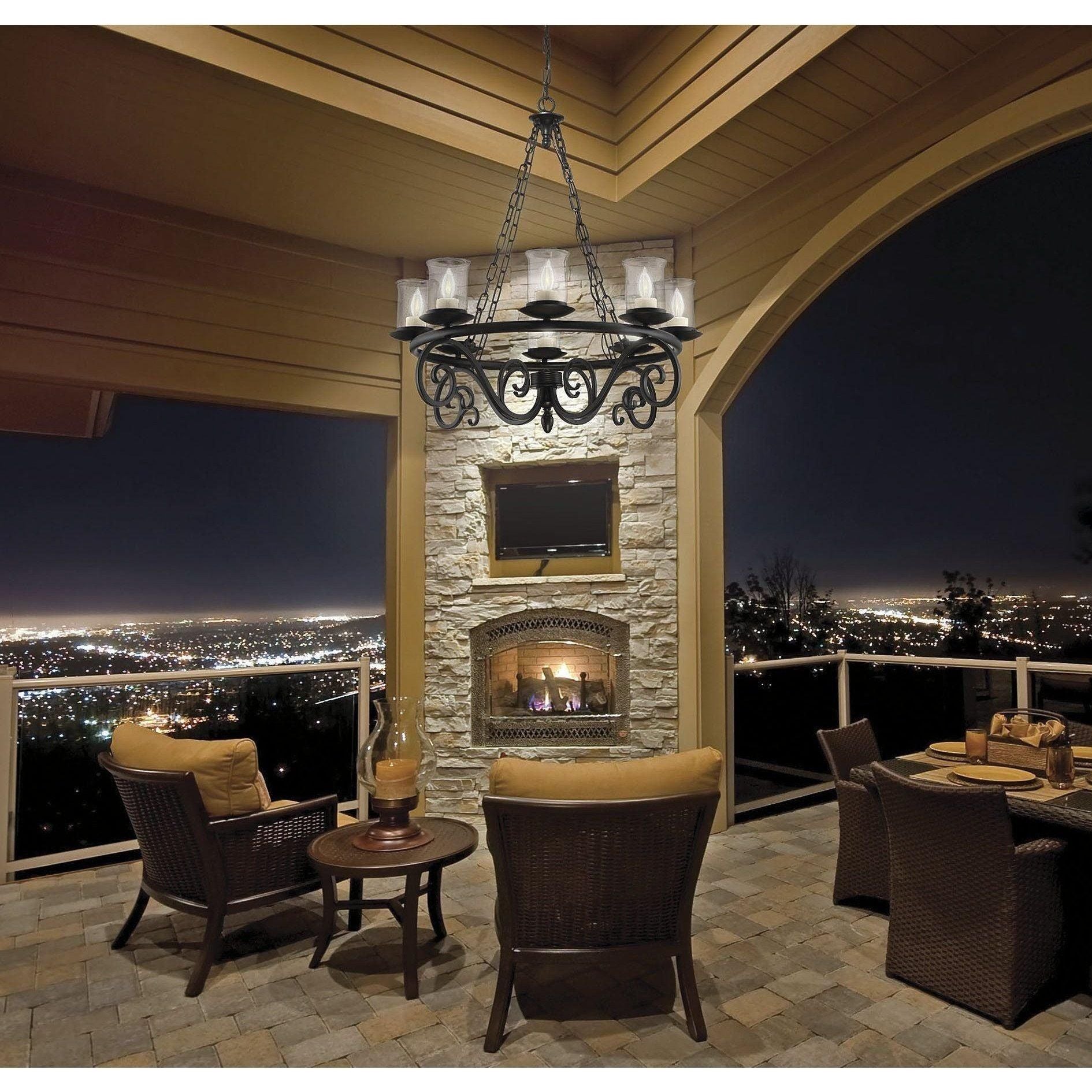 Savoy House - Welch Outdoor Chandelier - Lights Canada