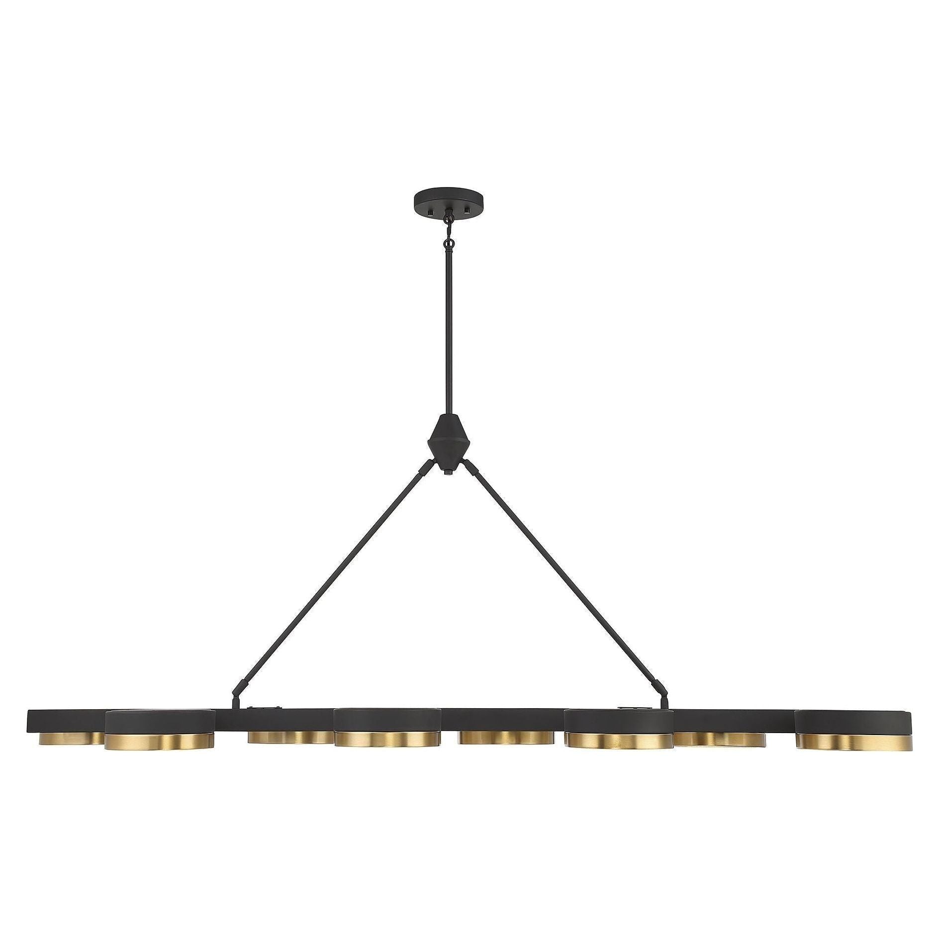 Savoy House - Ashor 8-Light LED Linear Chandelier - Lights Canada