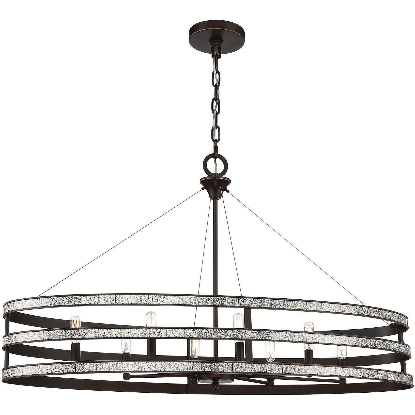 Savoy House - Madera 8-Light Linear Chandelier - Lights Canada