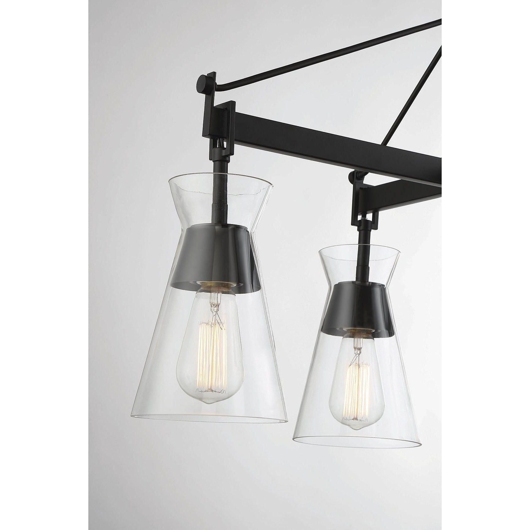 Savoy House - Lakewood 6-Light Linear Chandelier - Lights Canada