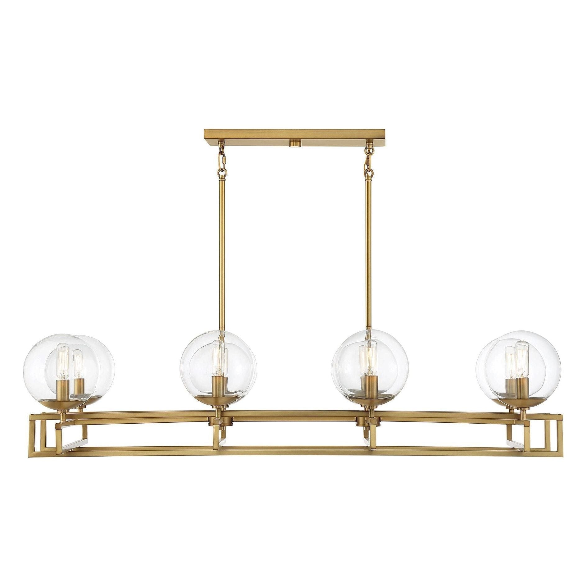 Savoy House - Crosby 8-Light Linear Chandelier - Lights Canada