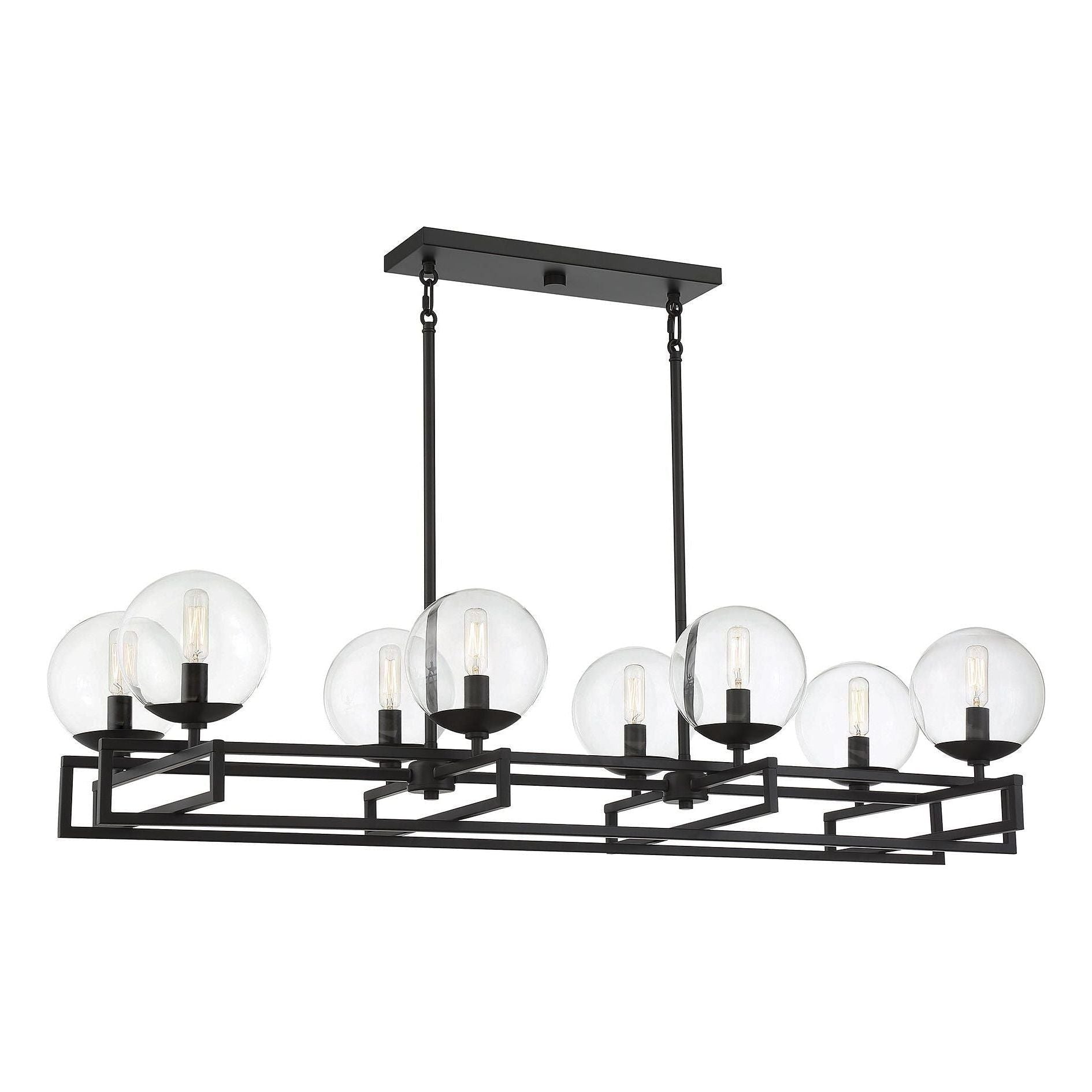 Savoy House - Crosby 8-Light Linear Chandelier - Lights Canada