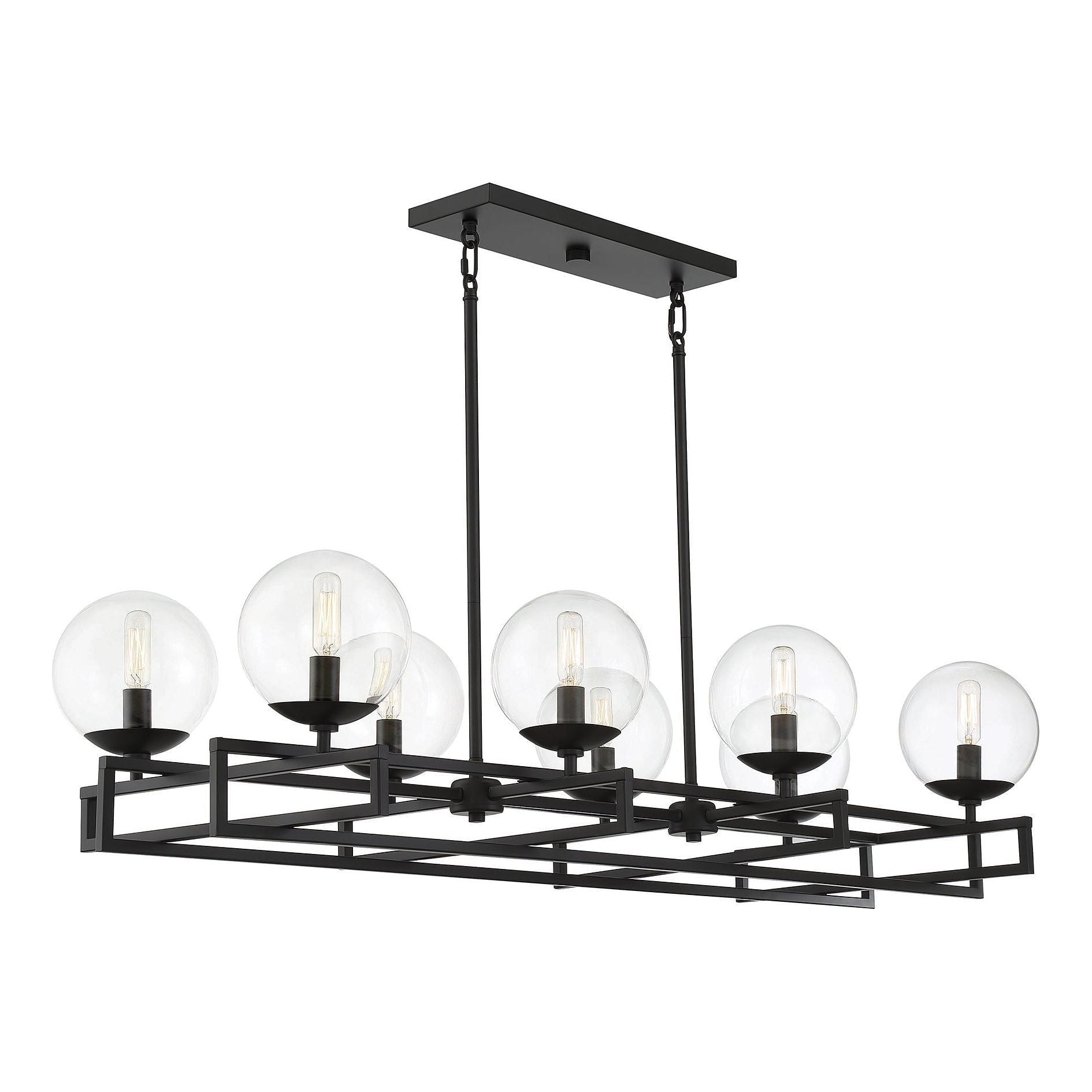 Savoy House - Crosby 8-Light Linear Chandelier - Lights Canada