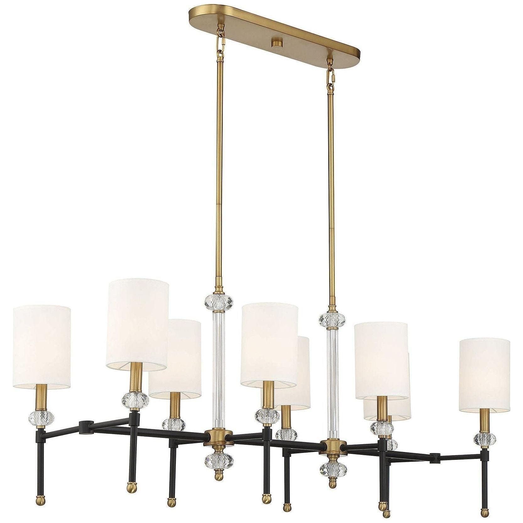 Savoy House - Tivoli 8-Light Linear Chandelier - Lights Canada