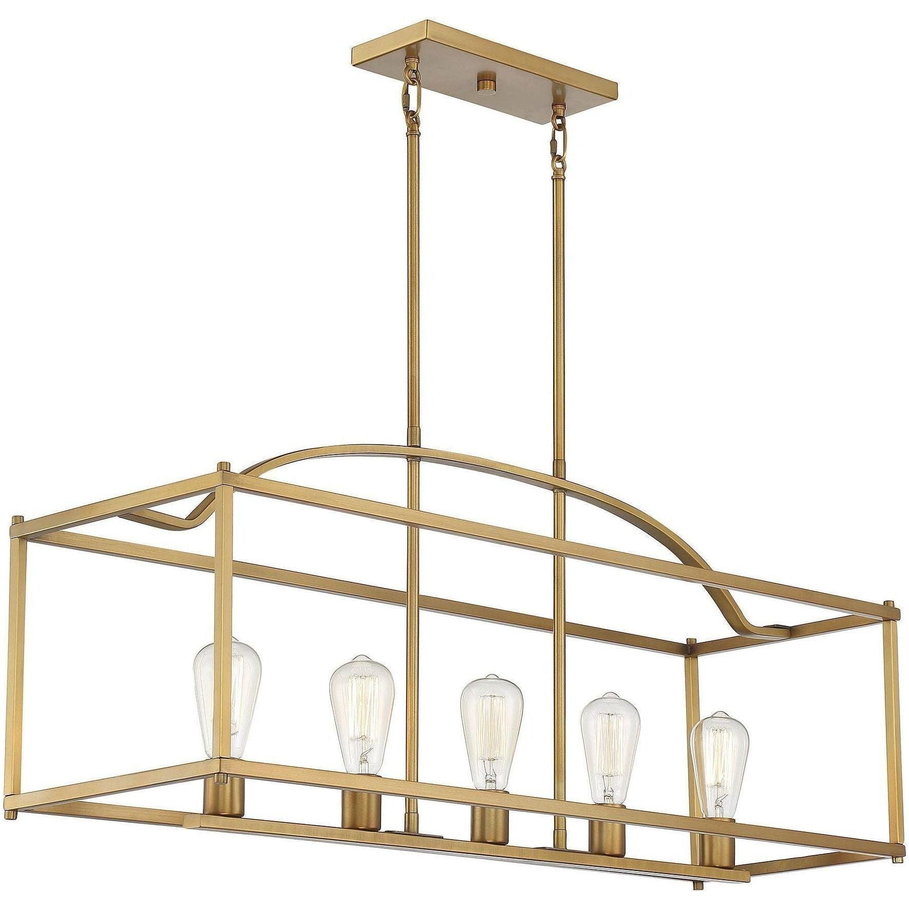 Savoy House - Palladian 5-Light Linear Chandelier - Lights Canada