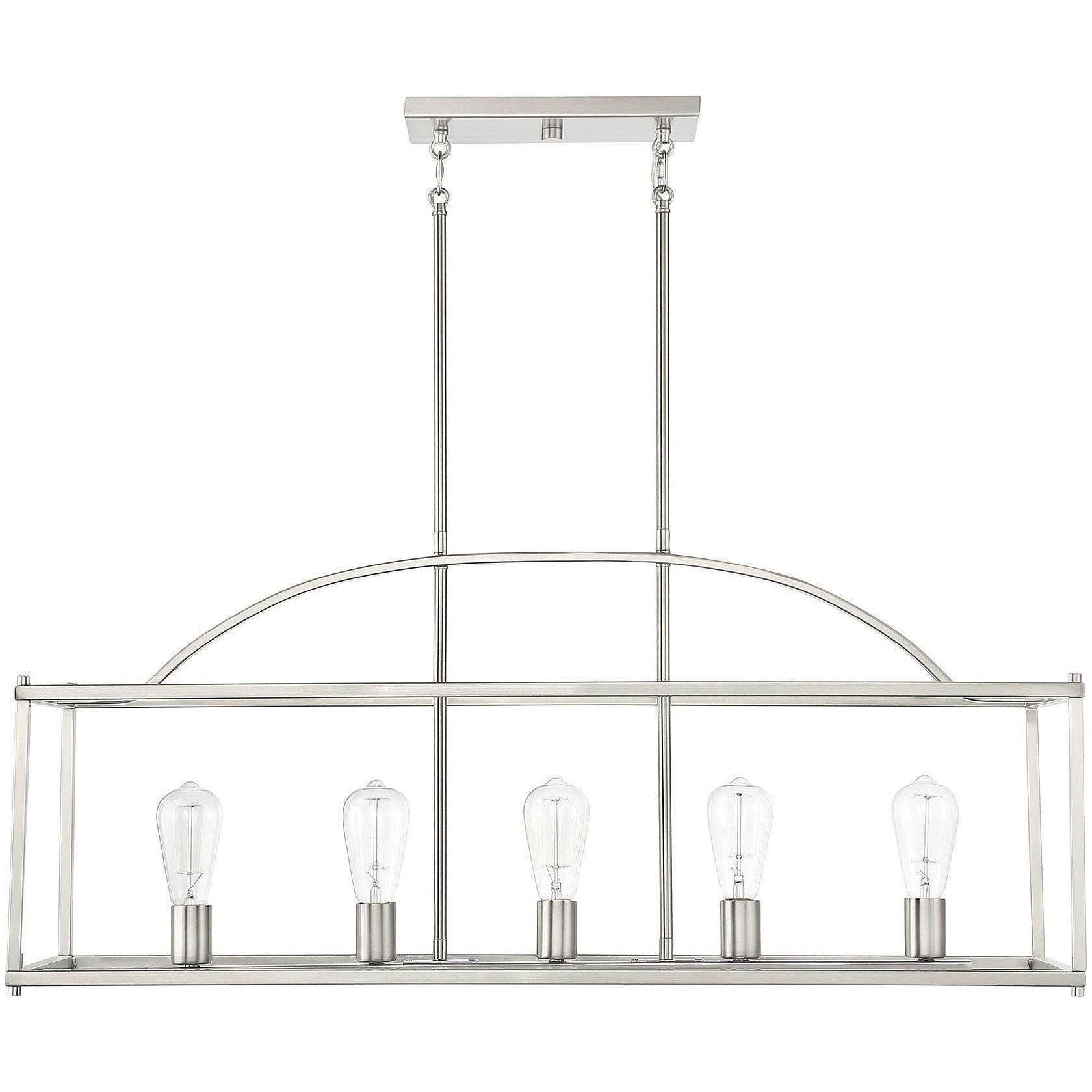 Savoy House - Palladian 5-Light Linear Chandelier - Lights Canada