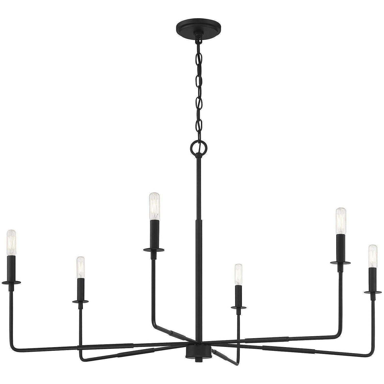 Savoy House - Salerno 6-Light Chandelier - Lights Canada