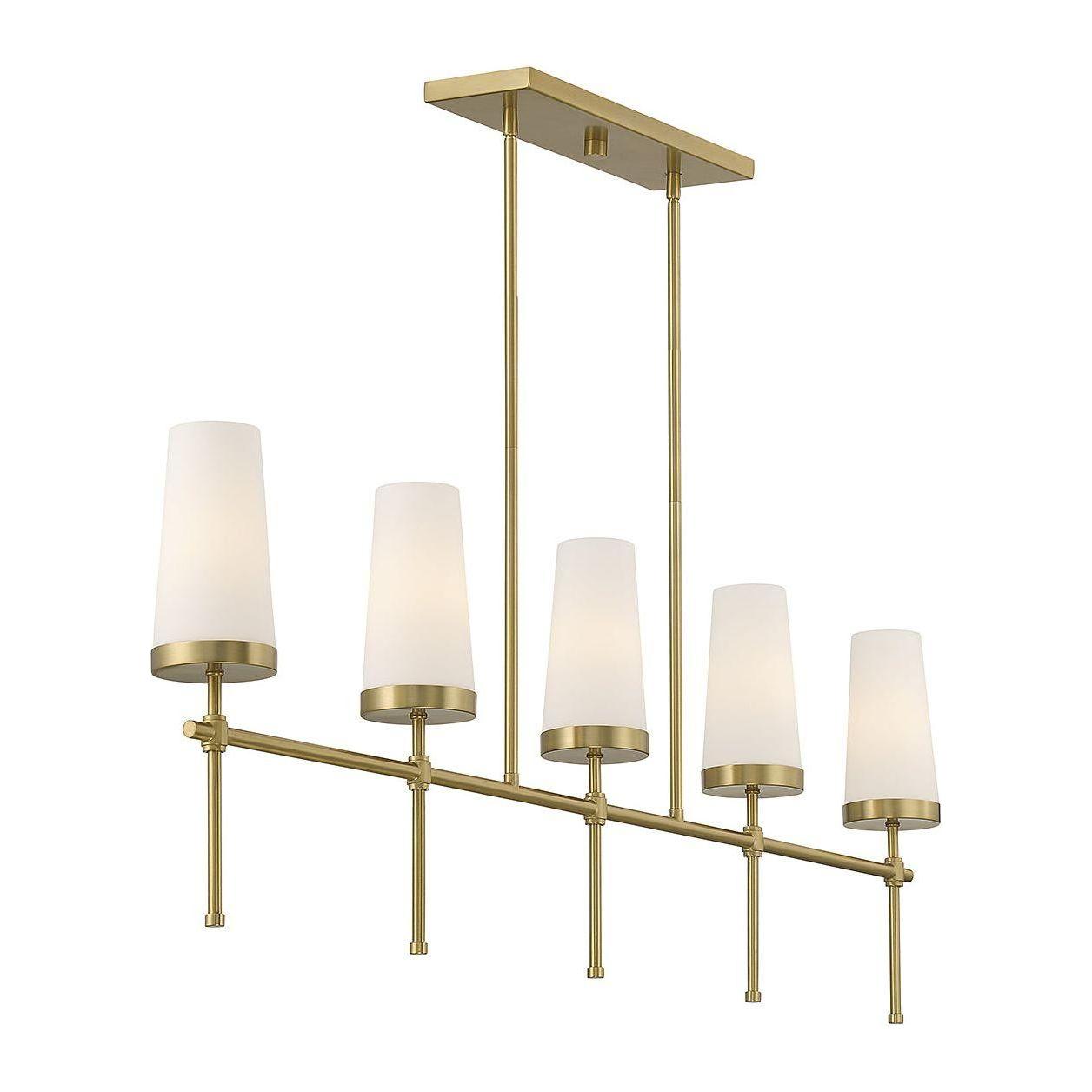Savoy House - Haynes 5-Light Linear Chandelier - Lights Canada