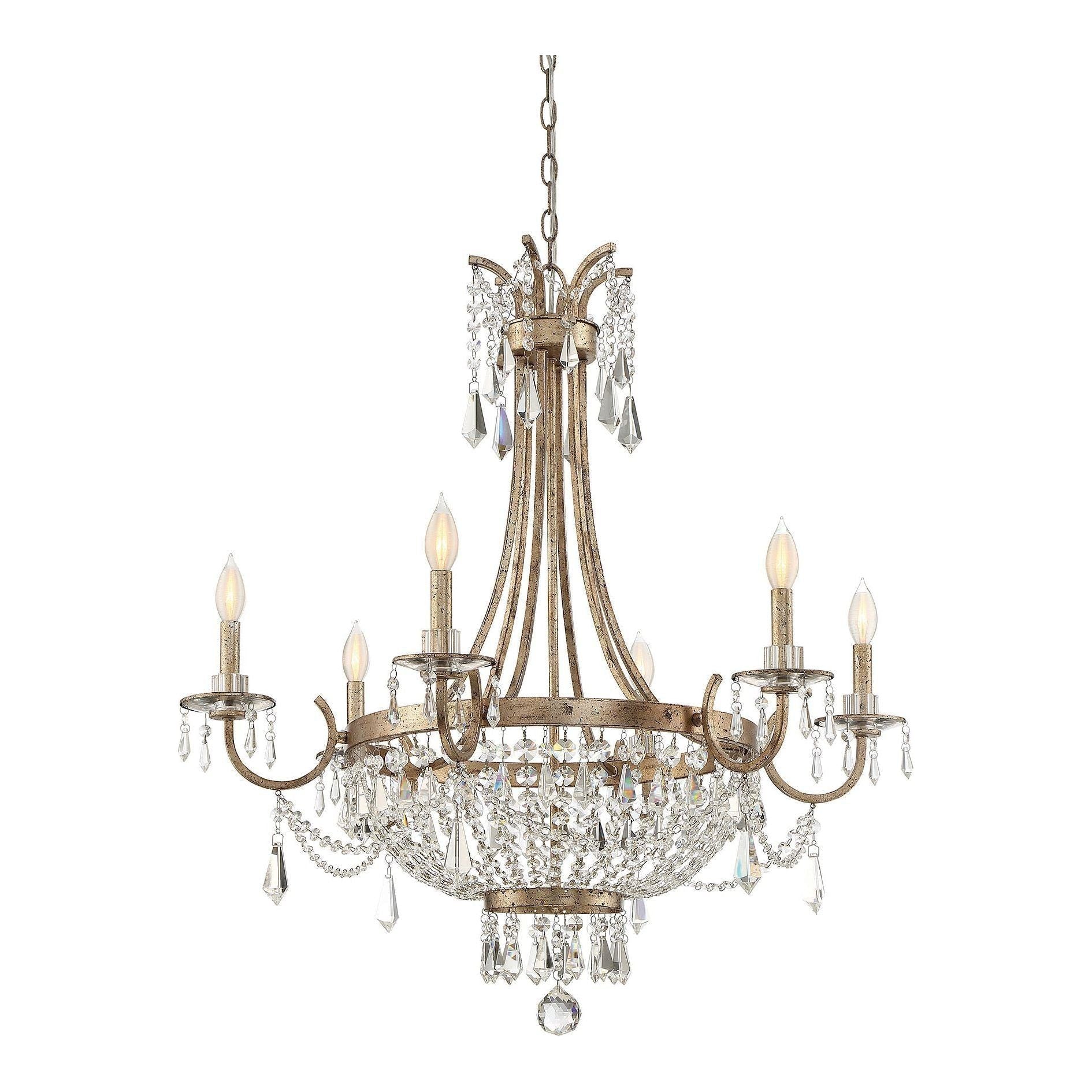 Savoy House - Claiborne 6-Light Chandelier - Lights Canada