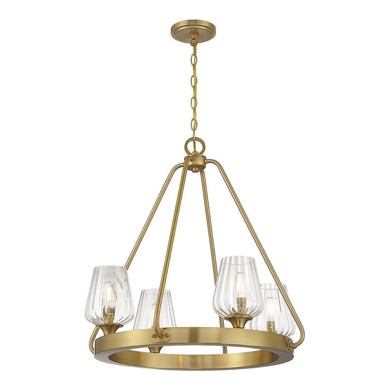 Savoy House - Carlton 4-Light Chandelier - Lights Canada