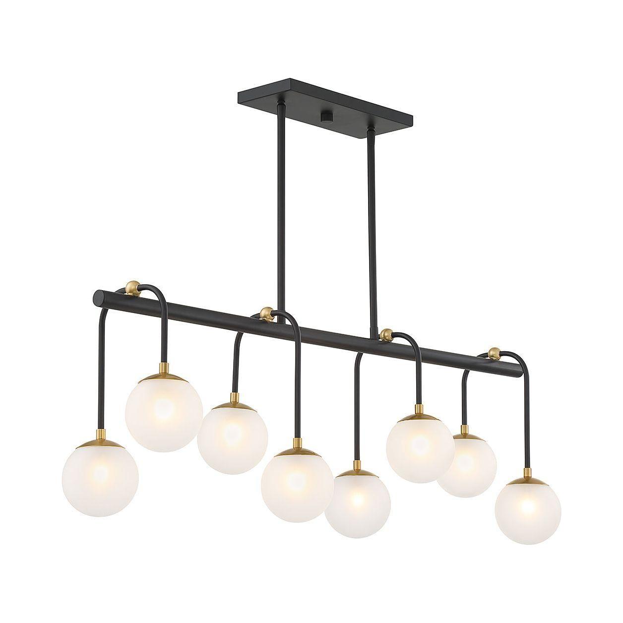 Savoy House - Couplet 8-Light Linear Chandelier - Lights Canada