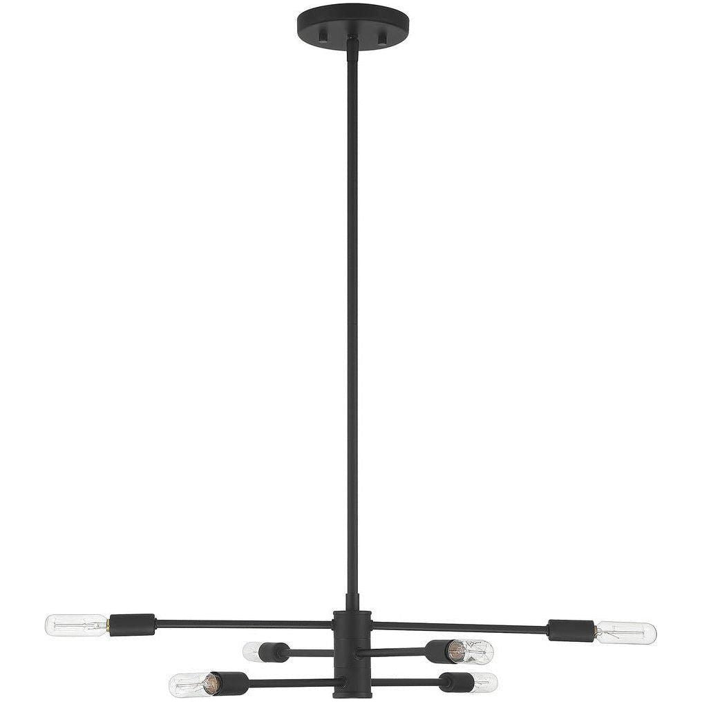 Savoy House - Lyrique 6-Light Chandelier - Lights Canada