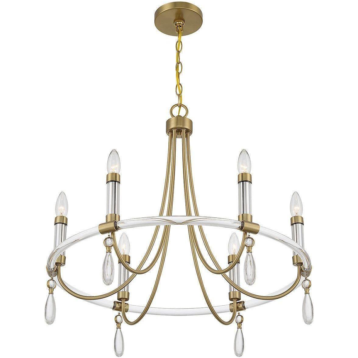 Savoy House - Mayfair 6-Light Chandelier - Lights Canada
