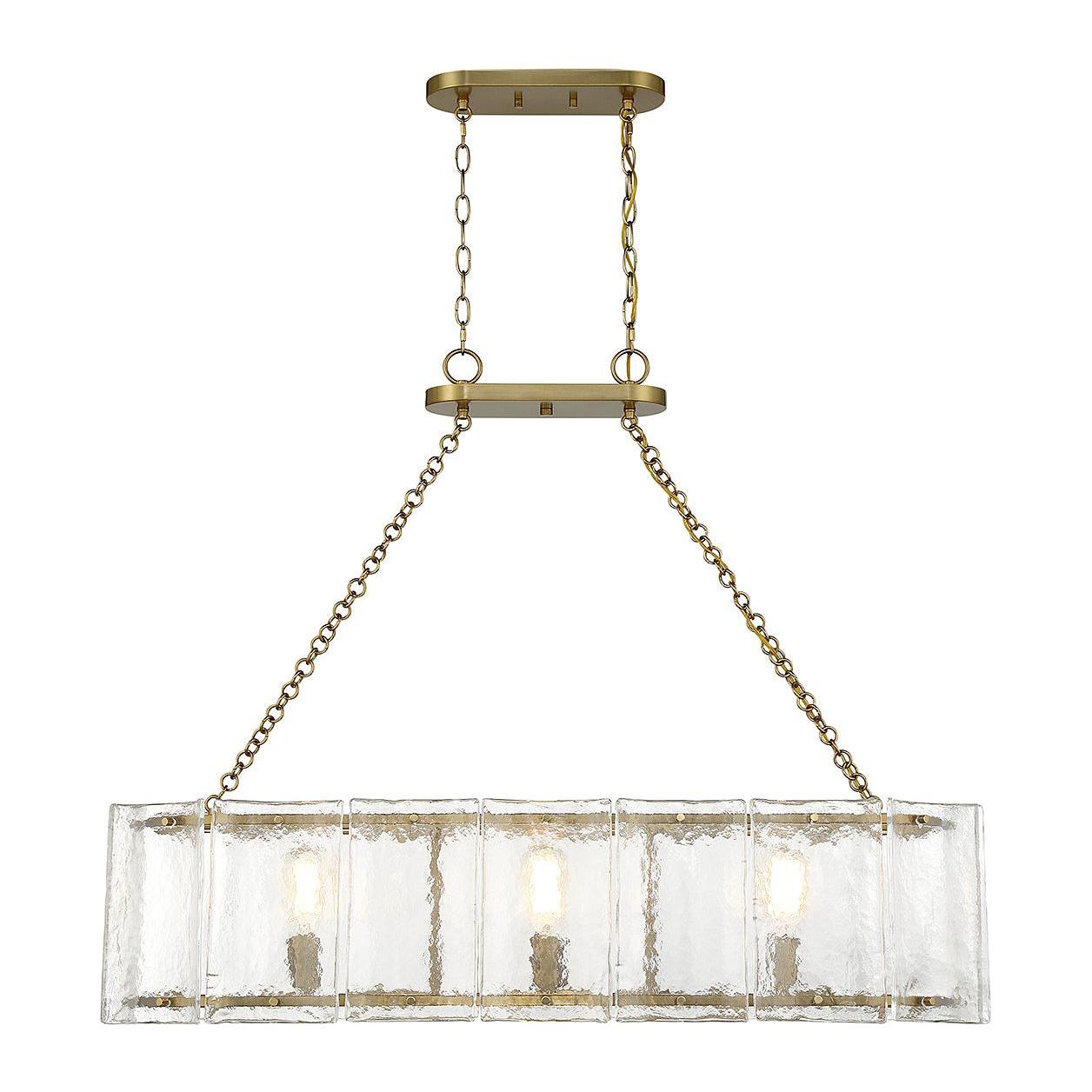 Savoy House - Genry 3-Light Linear Chandelier - Lights Canada