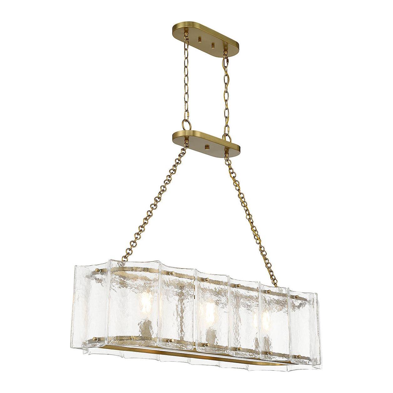 Savoy House - Genry 3-Light Linear Chandelier - Lights Canada
