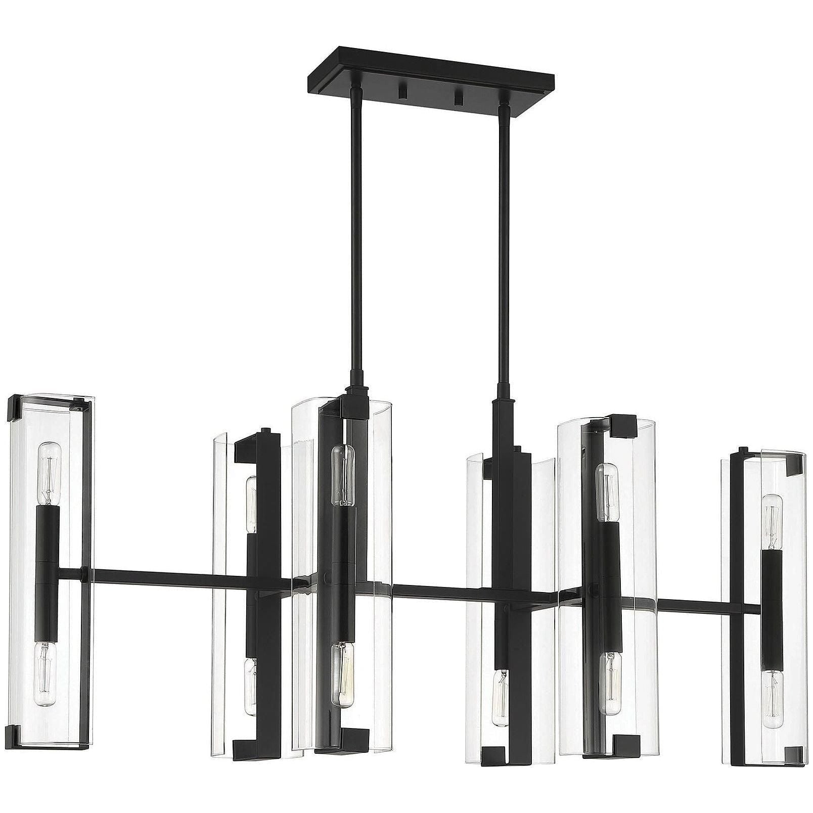 Savoy House - Winfield 12-Light Linear Chandelier - Lights Canada
