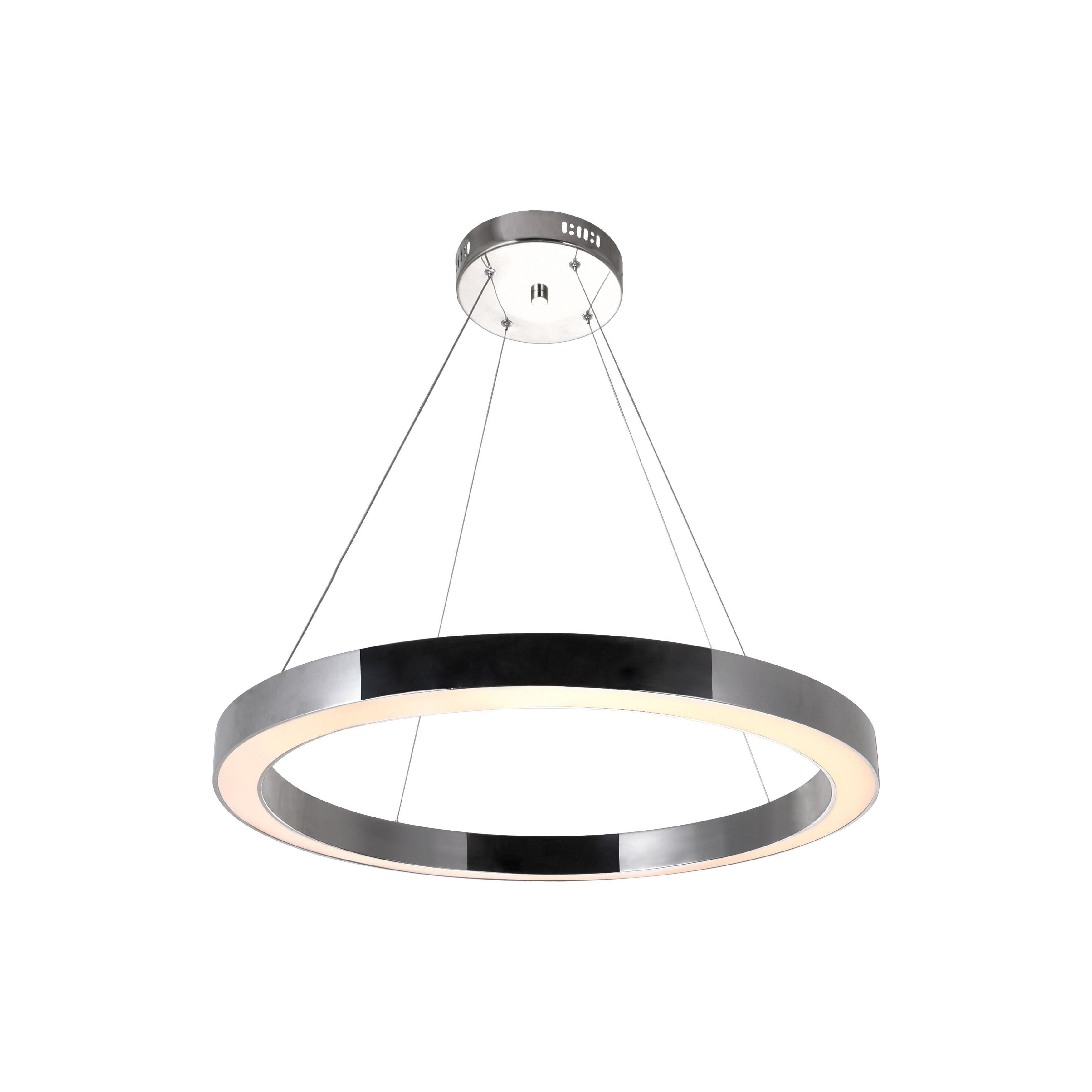 Ringer Chandelier Polished Nickel