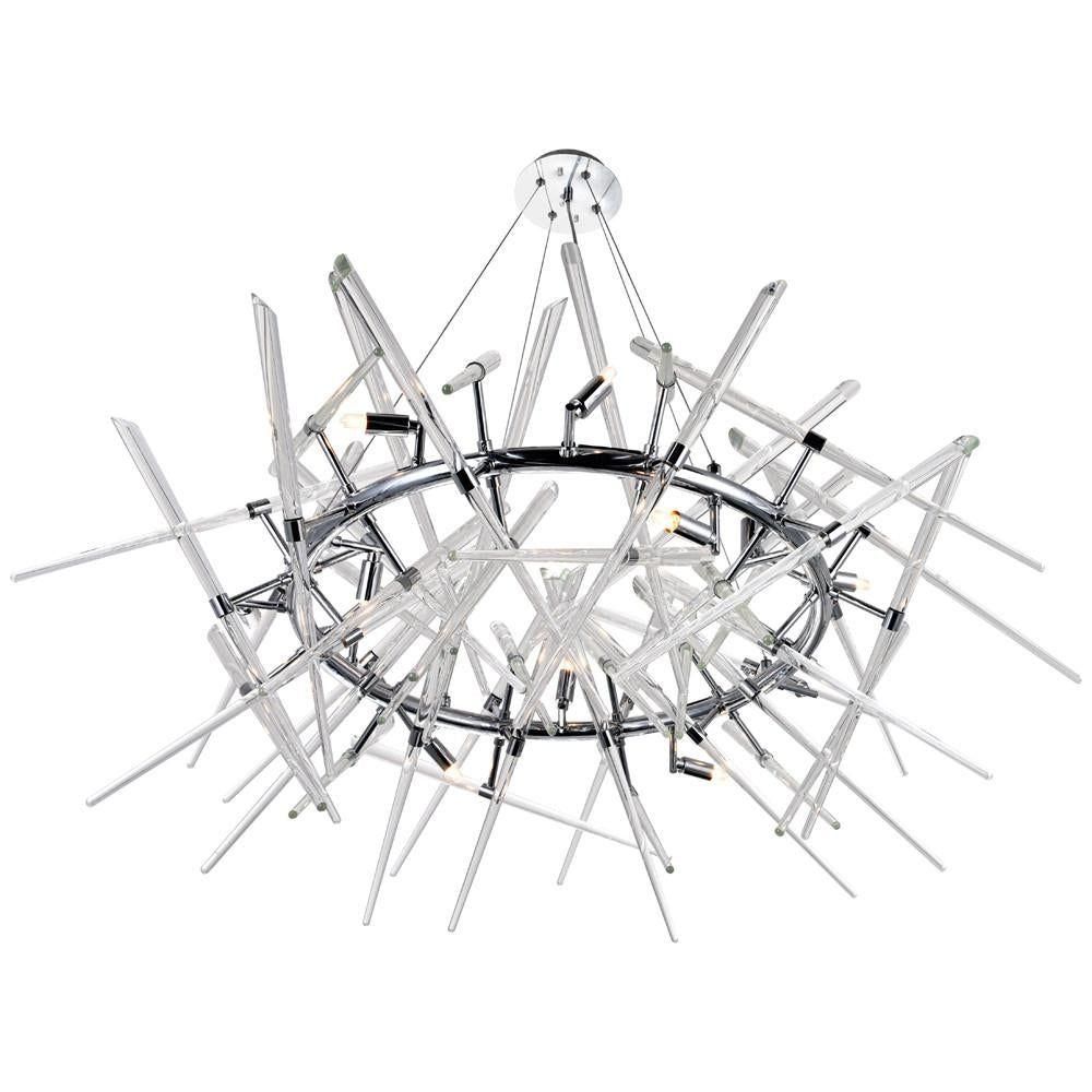 Icicle Chandelier Chrome