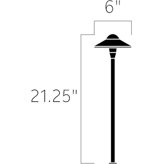 Kichler - 6" Dome 2700K LED Landscape Lighting - Lights Canada