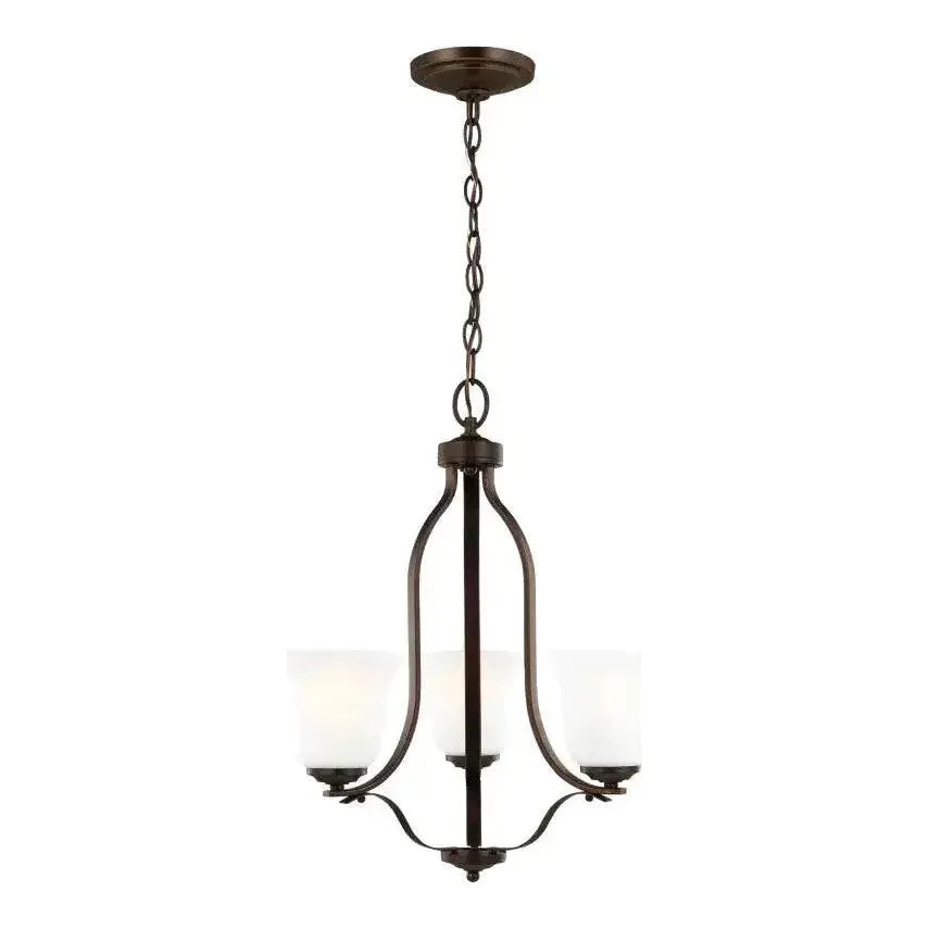 Generation Lighting - Emmons Three Light Chandelier (with Bulbs) - Lights Canada
