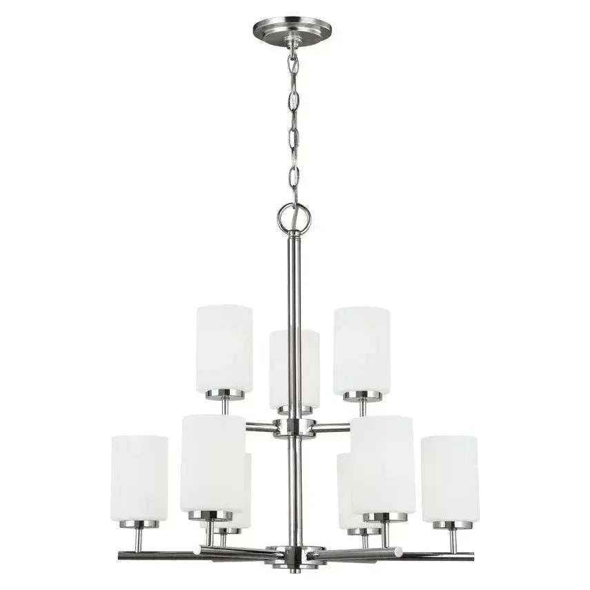 Generation Lighting - Oslo Nine Light Chandelier - Lights Canada