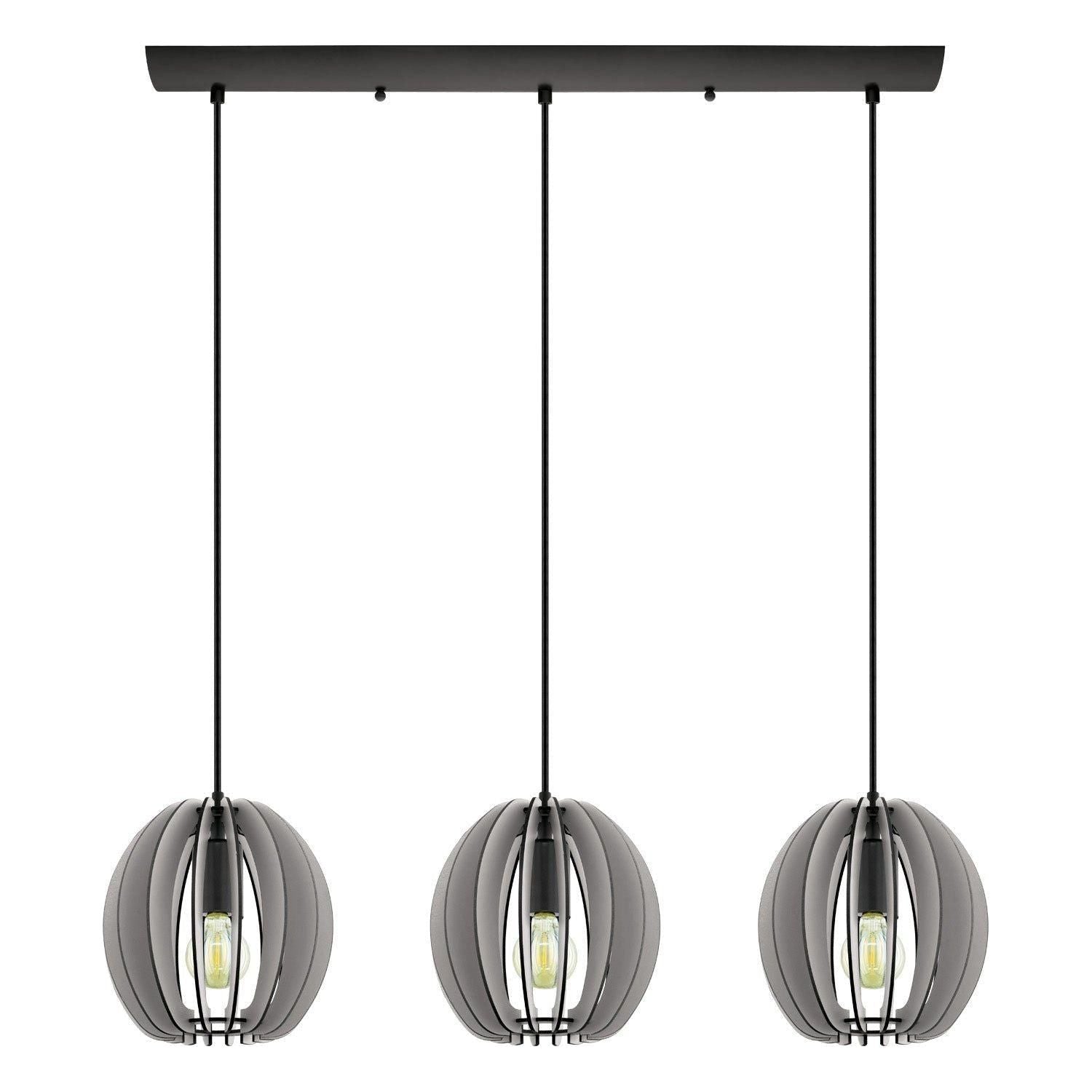 Eglo - Holden 3-Light Linear Suspension - Lights Canada