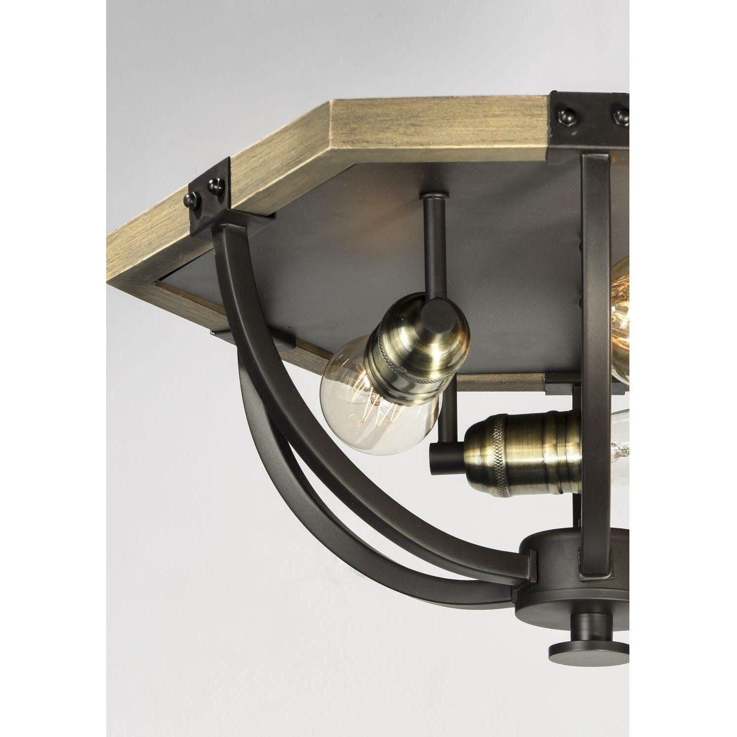 Maxim Lighting - Lodge Flush Mount - Lights Canada