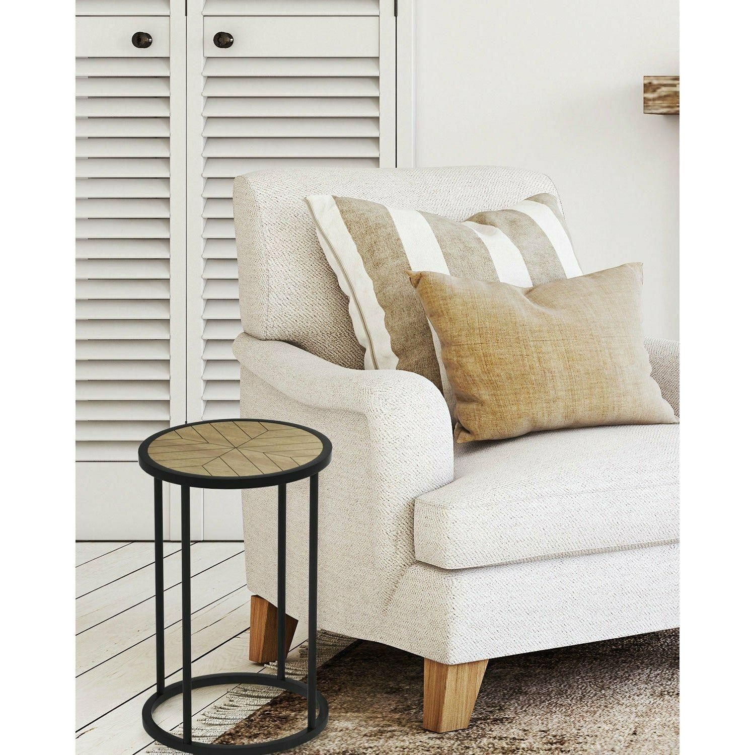 Canarm - Canarm Birkett Metal Side Table - Lights Canada