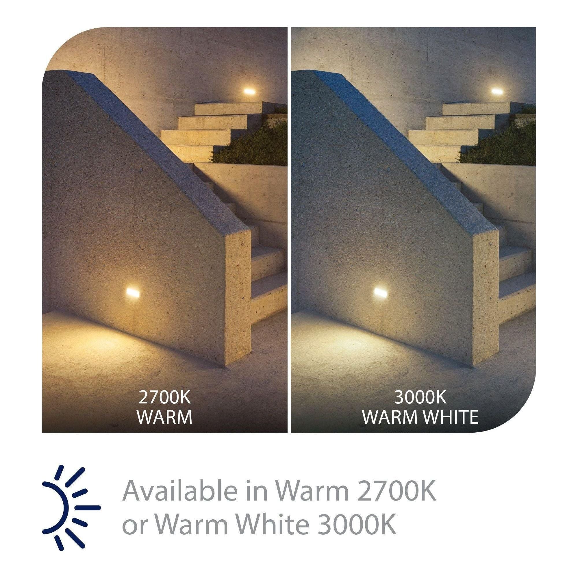 WAC Lighting - LED 2" 12V Square Beveled Half Square Top Inground Indicator Light - Lights Canada