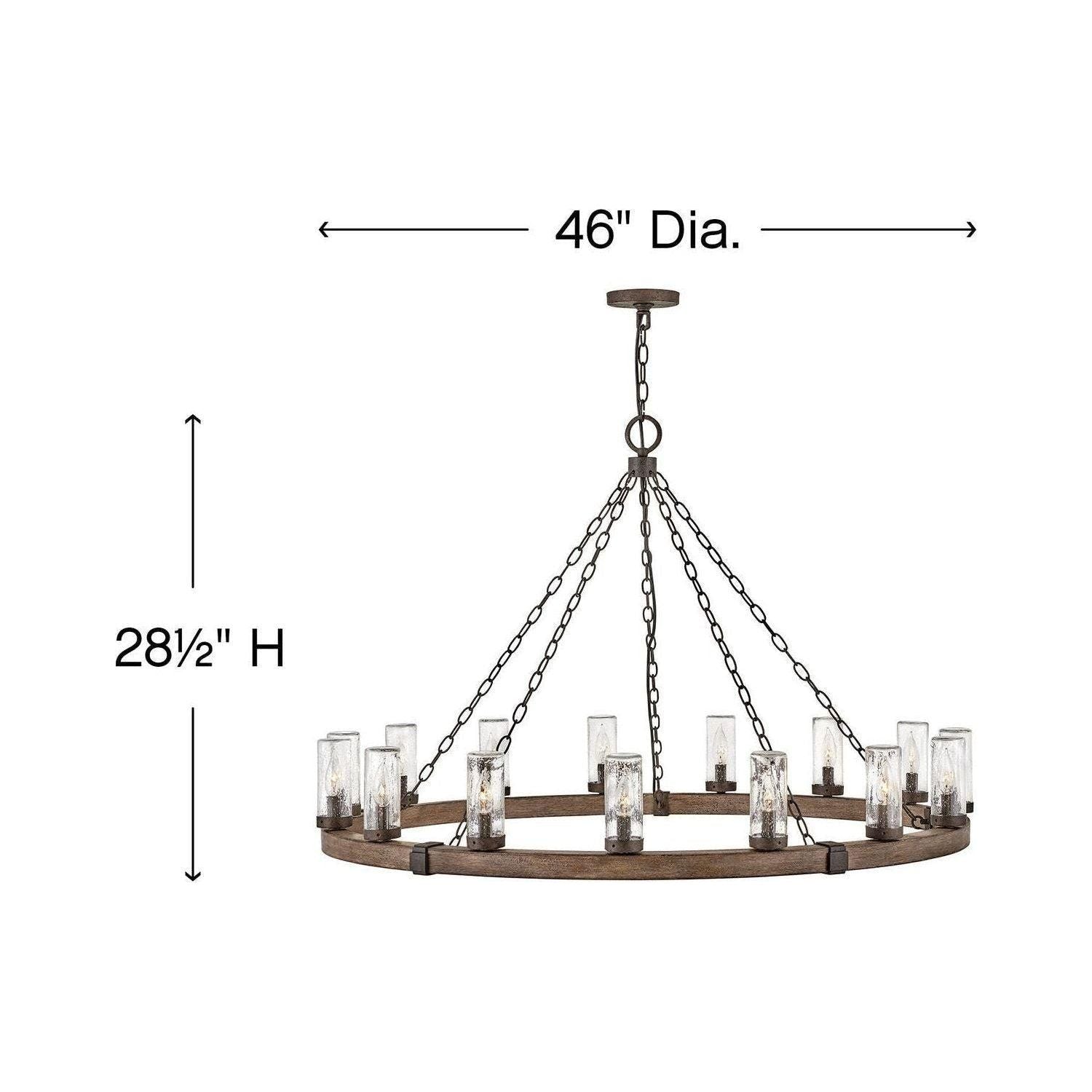 Hinkley - Sawyer Extra Large Single Tier - Lights Canada