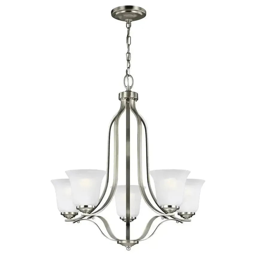 Generation Lighting - Emmons Five Light Chandelier (with Bulbs) - Lights Canada