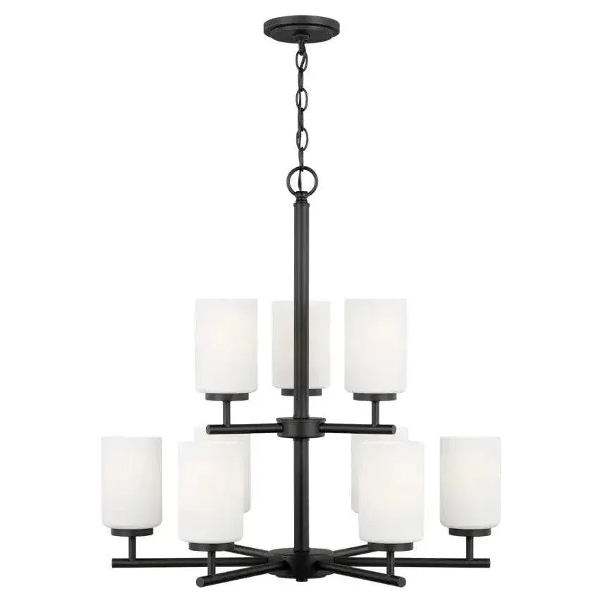 Generation Lighting - Oslo Nine Light Chandelier - Lights Canada