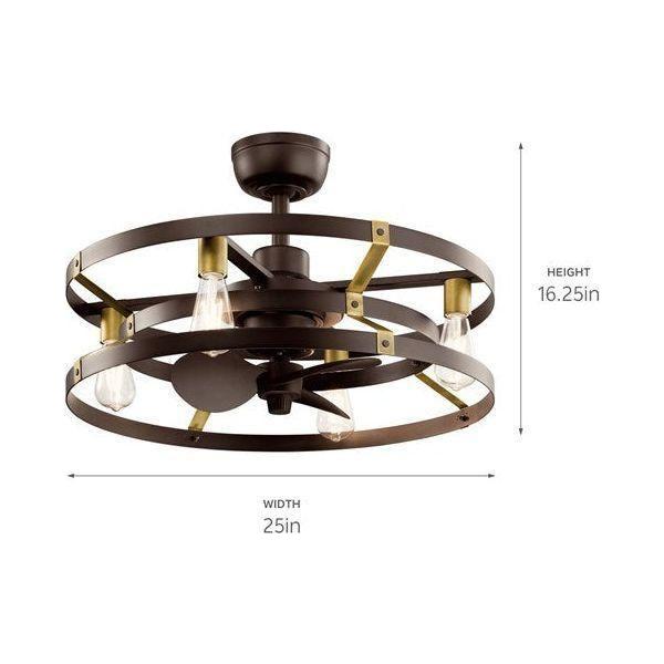 Kichler - Kichler 25 Inch Cavelli Fan LED - Lights Canada