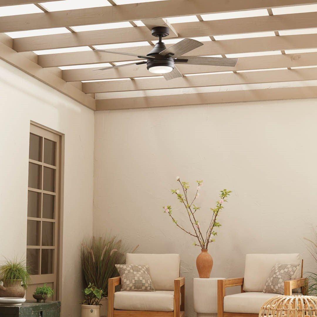 Kichler - Tide 52" Weather+ Outdoor Ceiling Fan - Lights Canada