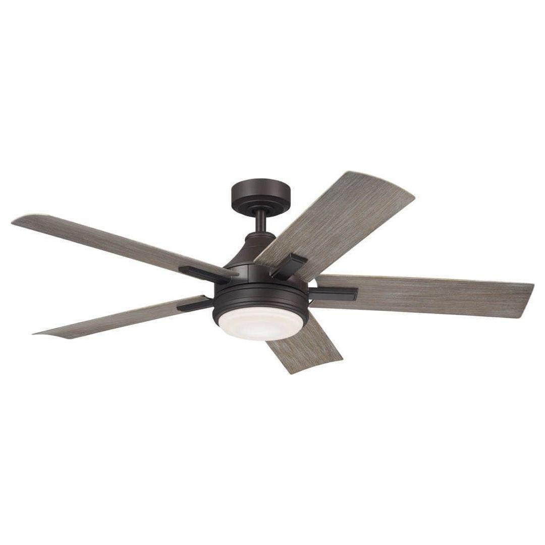Kichler - Tide 52" Weather+ Outdoor Ceiling Fan - Lights Canada