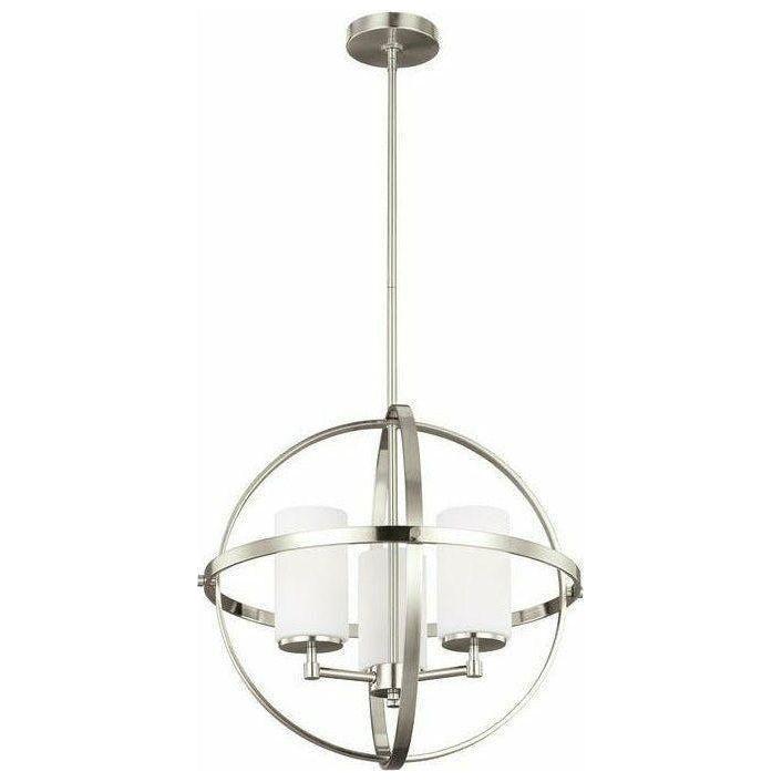 Generation Lighting - Alturas 3-Light Chandelier (with Bulbs) - Lights Canada