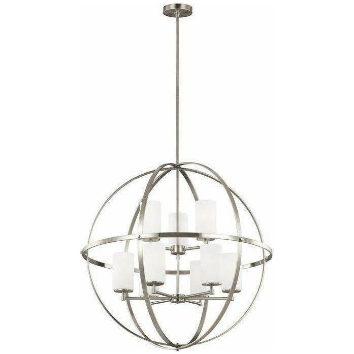 Generation Lighting - Alturas 9-Light Chandelier (with Bulbs) - Lights Canada