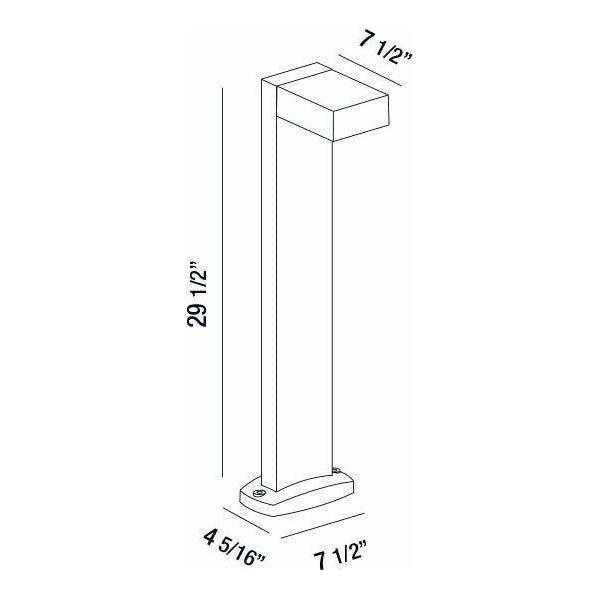 Eurofase - Led bollard Landscape Lighting - Lights Canada