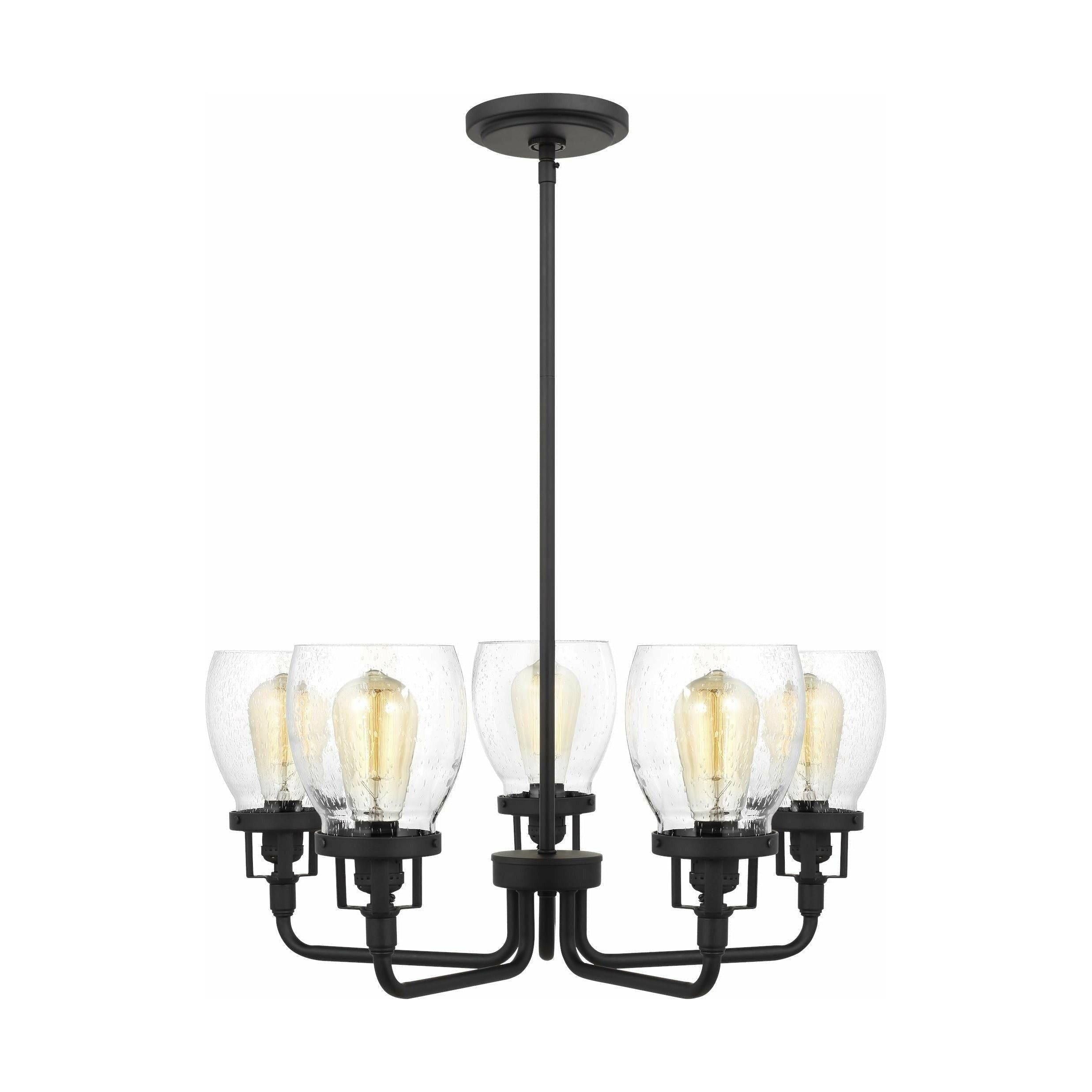 Generation Lighting - Belton 5-Light Up Chandelier (with Bulbs) - Lights Canada