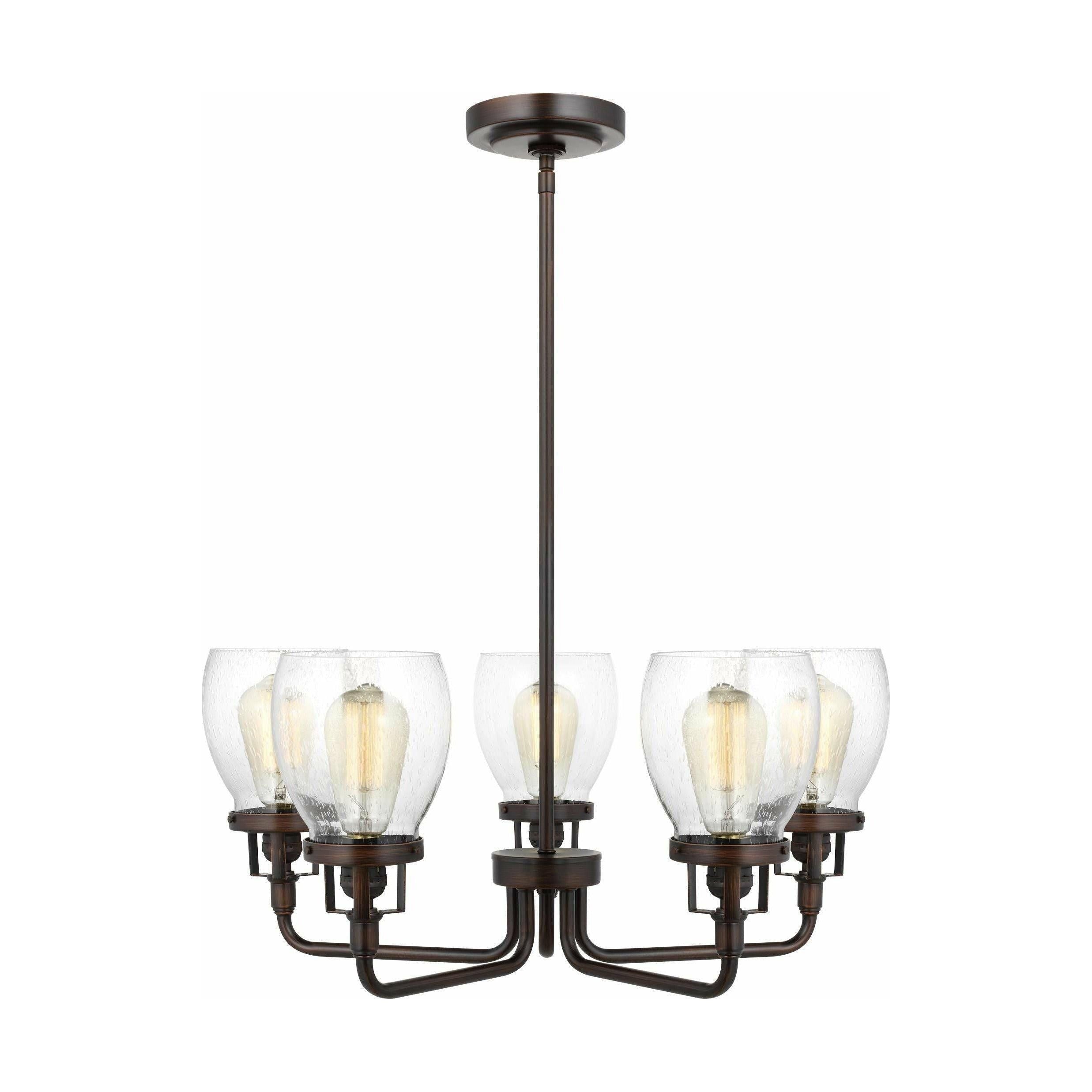 Generation Lighting - Belton 5-Light Up Chandelier (with Bulbs) - Lights Canada