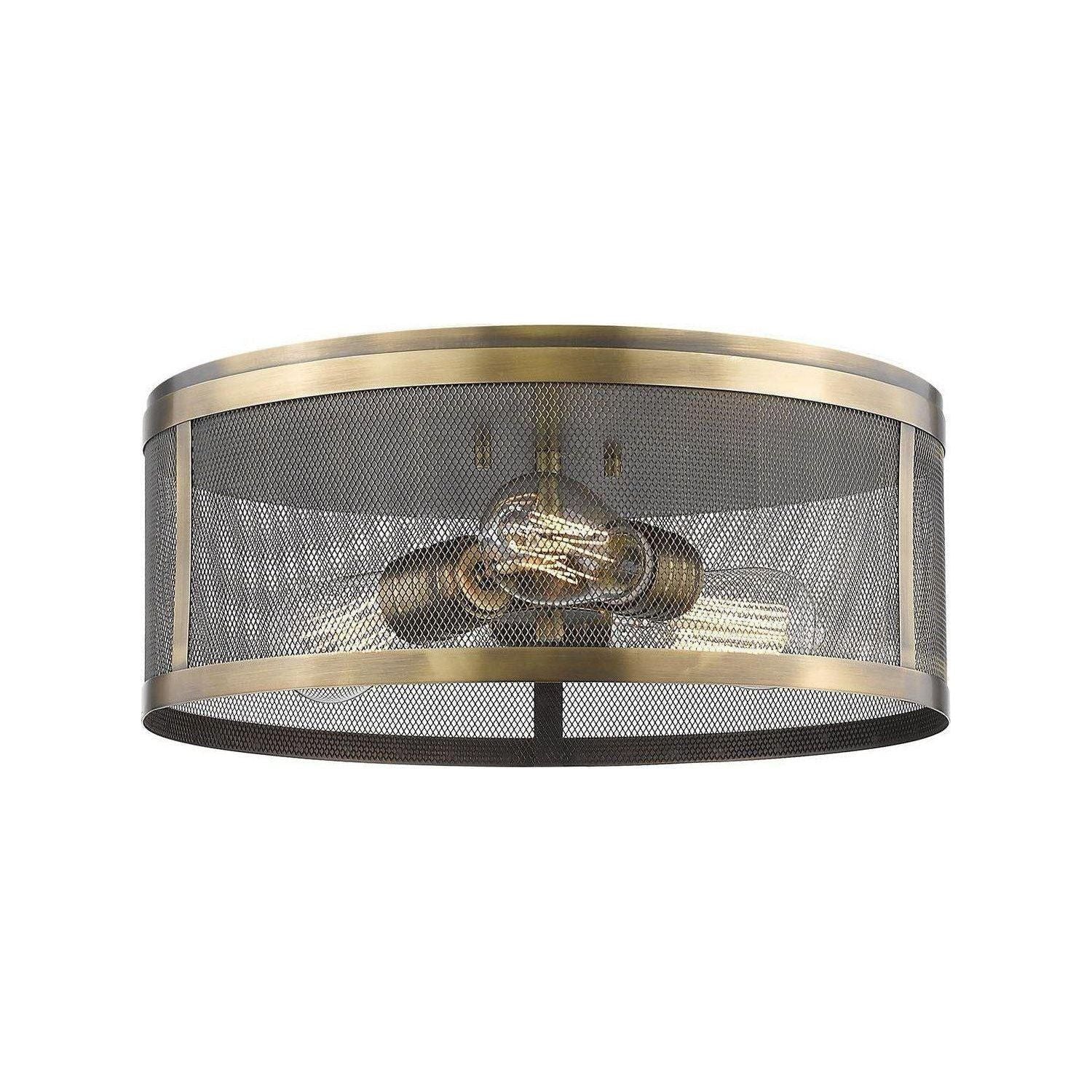 Z-Lite - Meshsmith Flush Mount - Lights Canada