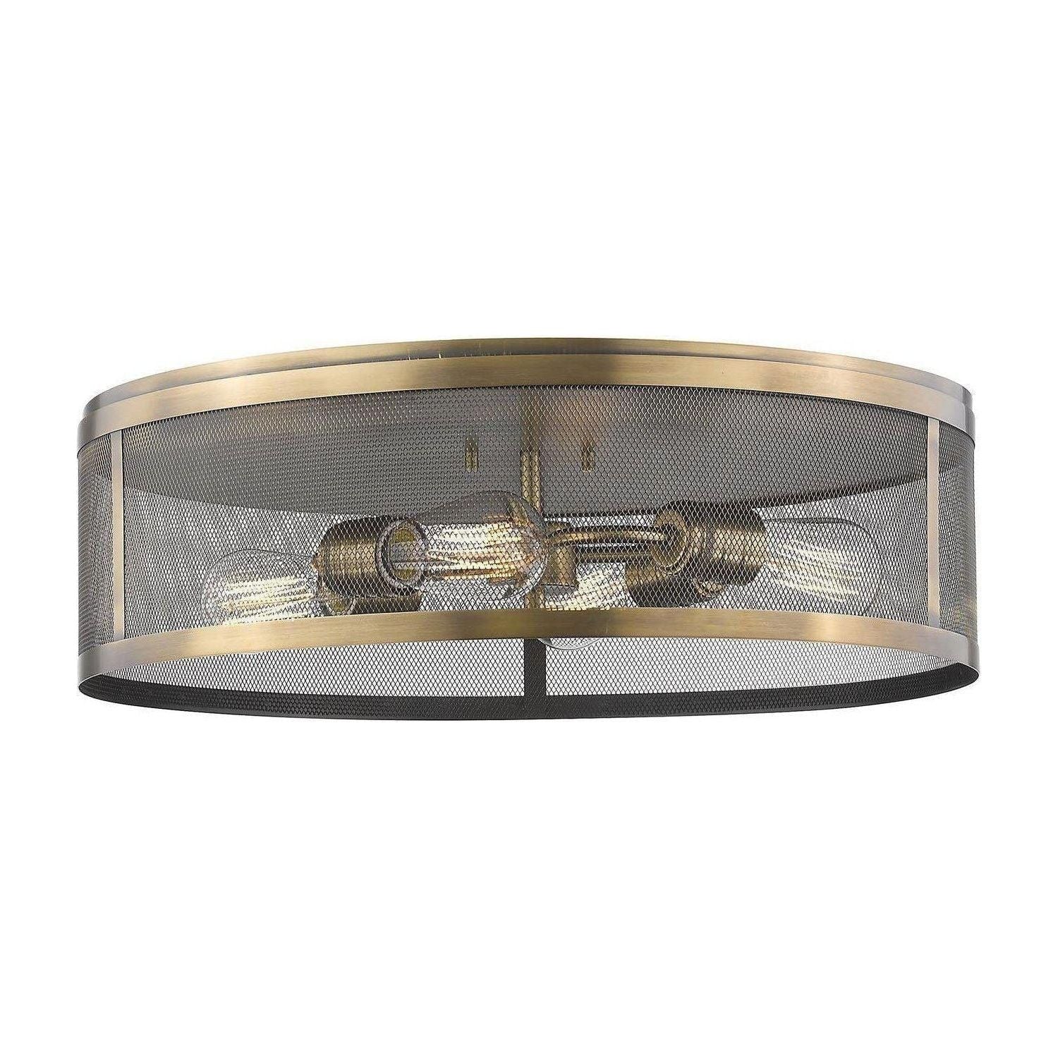 Z-Lite - Meshsmith Flush Mount - Lights Canada