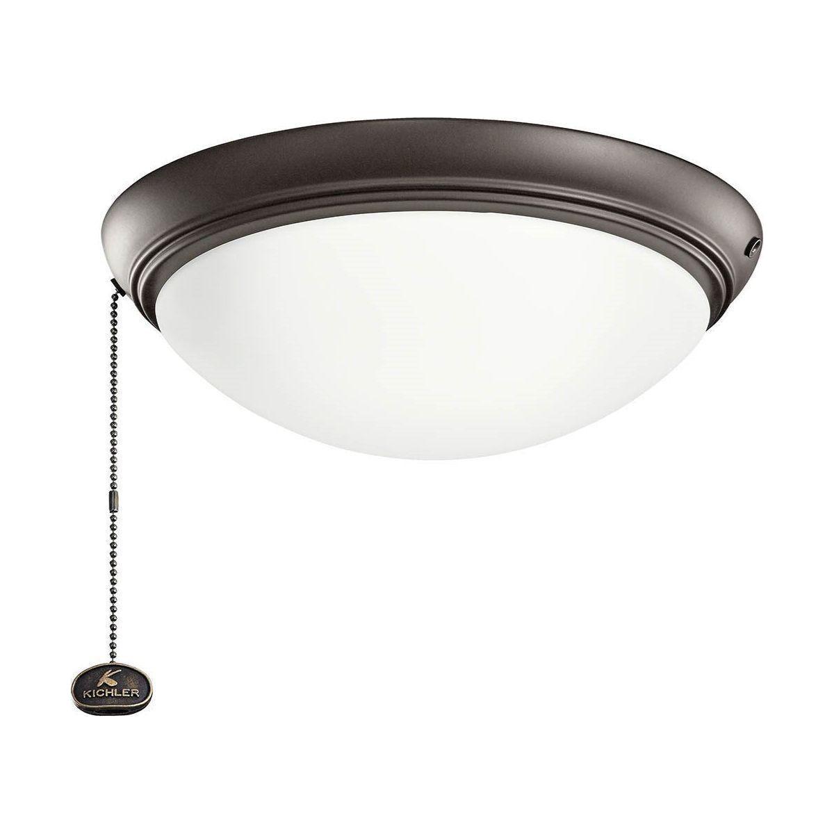 Kichler - LED Low-Profile 11.5" Fan Light Kit - Lights Canada