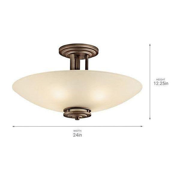 Kichler - Hendrik Semi Flush Mount - Lights Canada