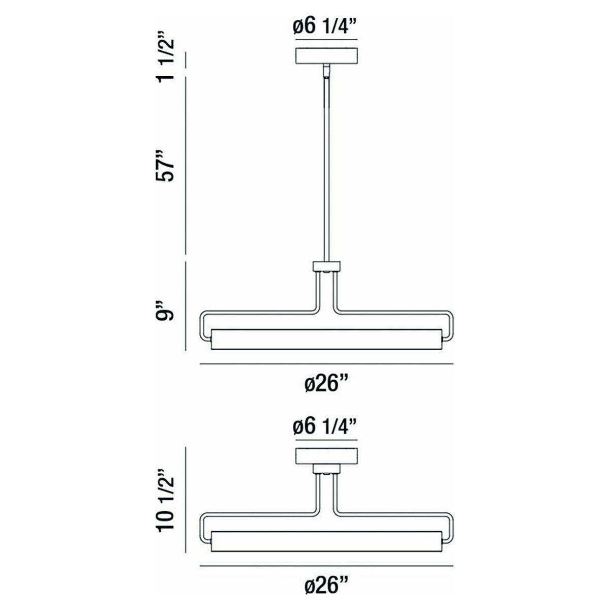 Eurofase - Pemberton Semi Flush Mount - Lights Canada