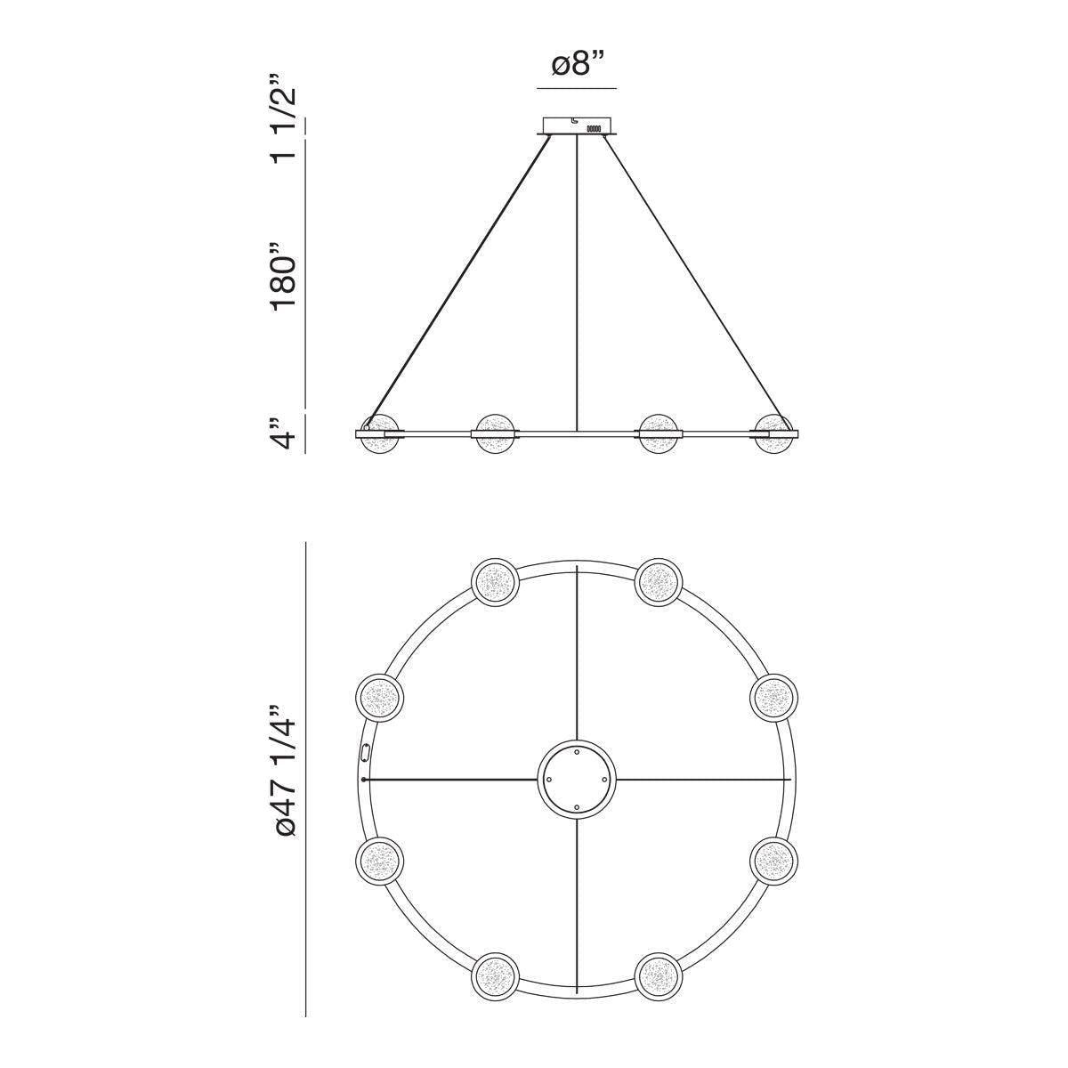 Eurofase - Circolo Chandelier - Lights Canada